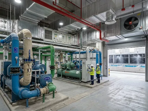 RAAC HVAC chilled water and mechanical systems